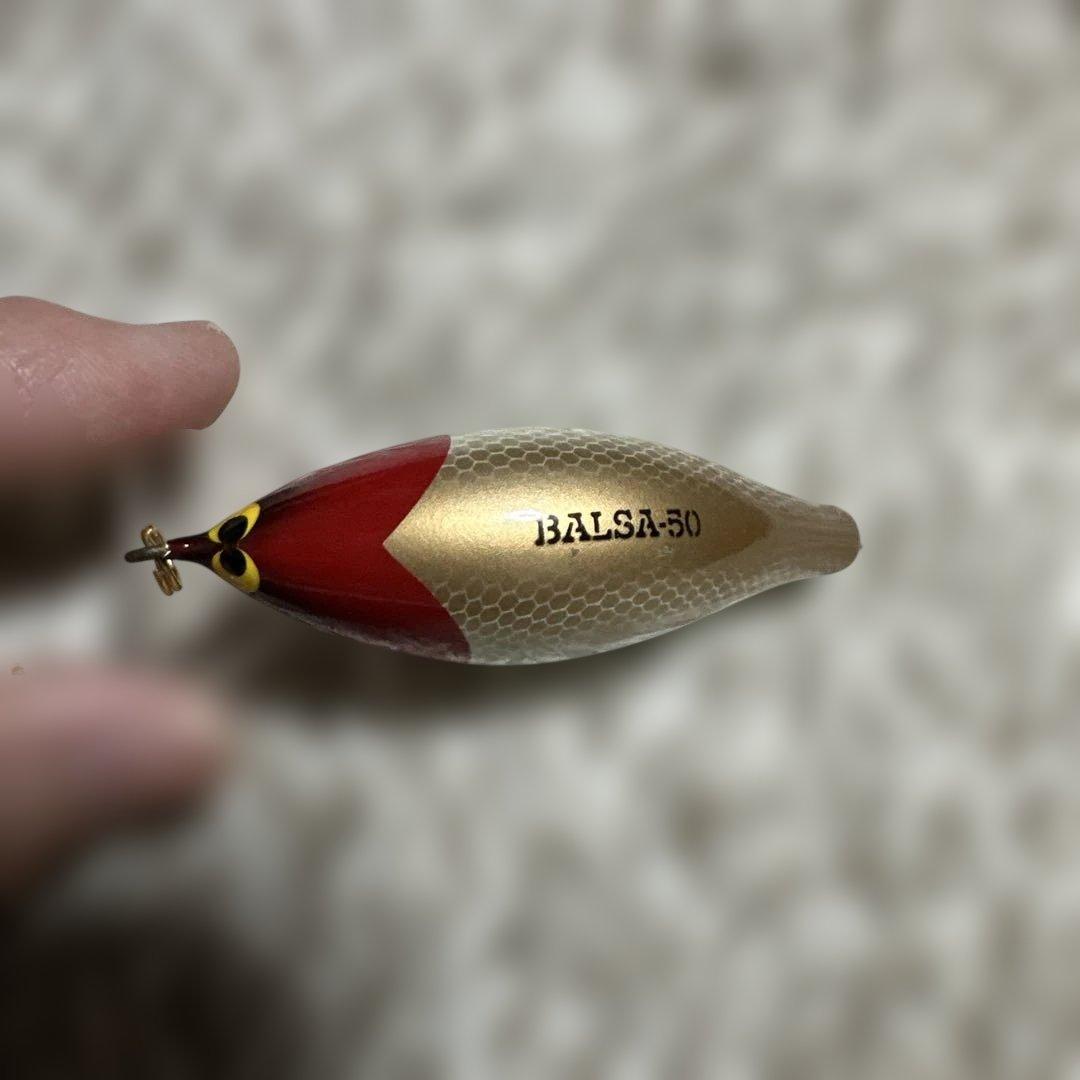 Balsa-50 クランクベイト ゴールド/レッド２点セット