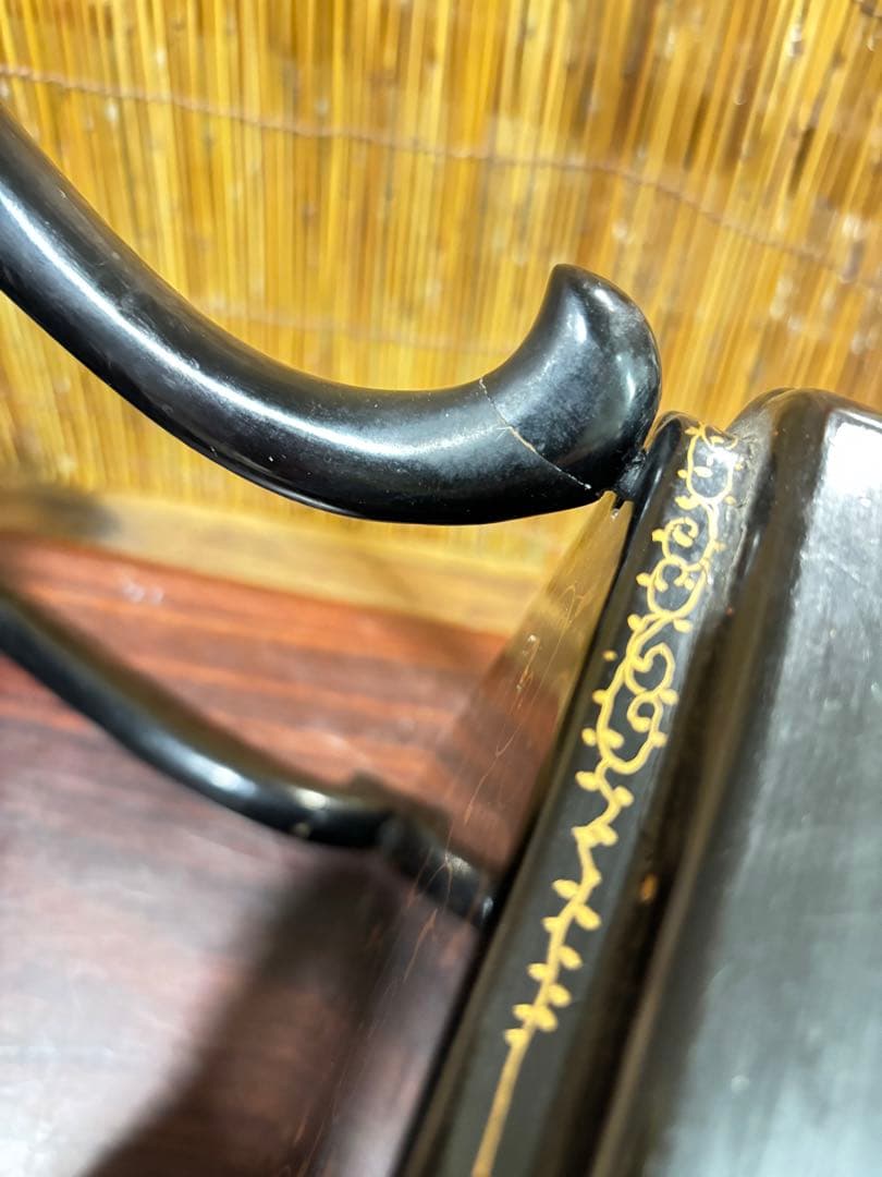 超貴重 江戸時代 伊達家から最上家に渡った 家紋の座卓