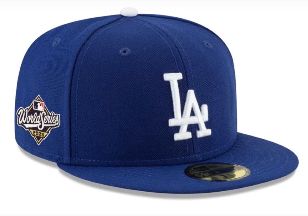 2025年ロサンゼルス・ドジャース 59FIFTY キャップ とボール