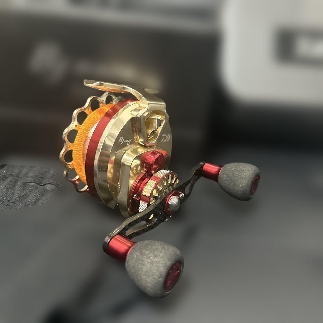 希少　　ダイワ　BJイカダ 70 イカダ用高精度マシンカットリール