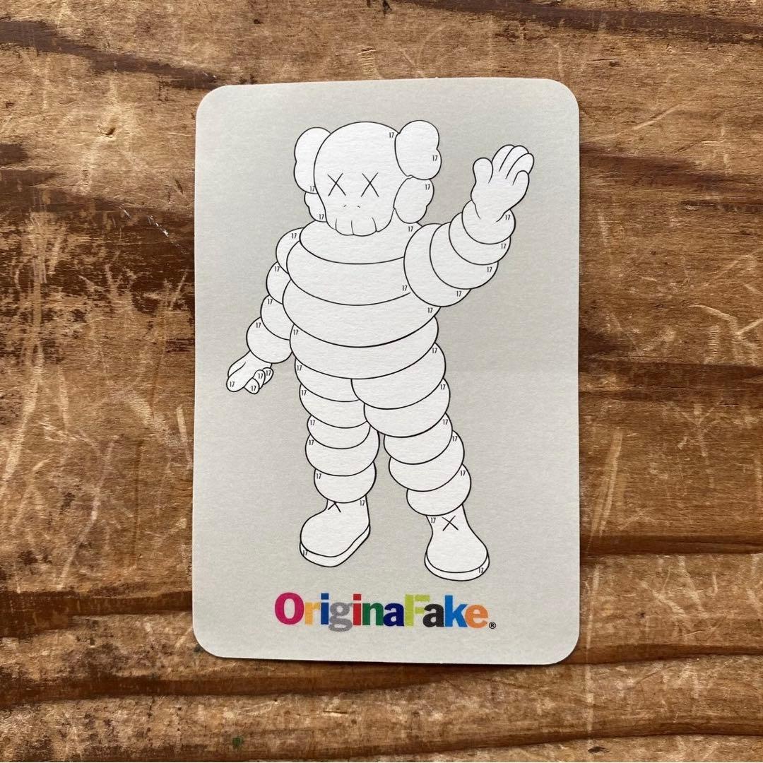 KAWS OriginalFake オリジナルフェイク ステッカー 6枚セット