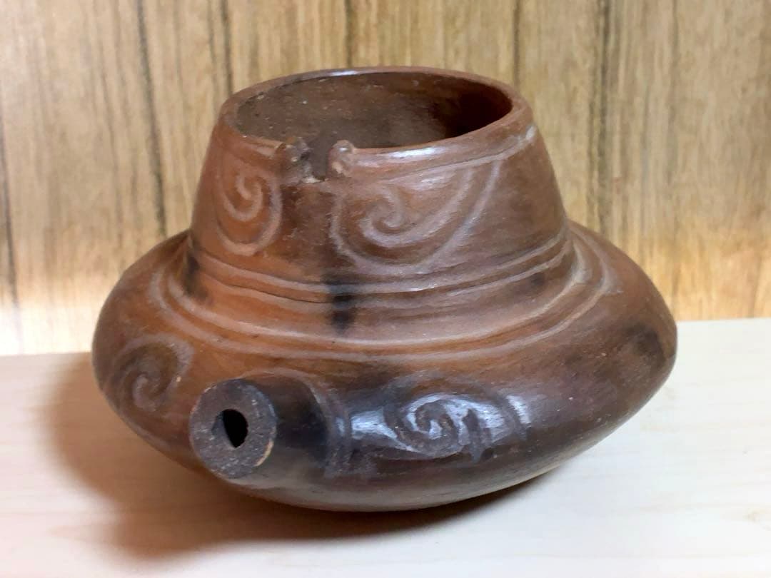 是川遺跡　祭祀用　縄文土器　晩期前葉　土器　骨董　アンティーク　発掘品　出土品