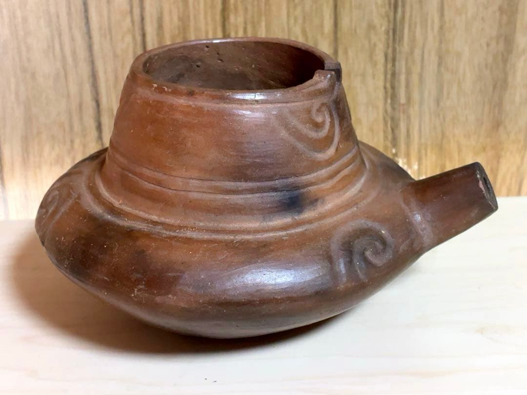 是川遺跡　祭祀用　縄文土器　晩期前葉　土器　骨董　アンティーク　発掘品　出土品