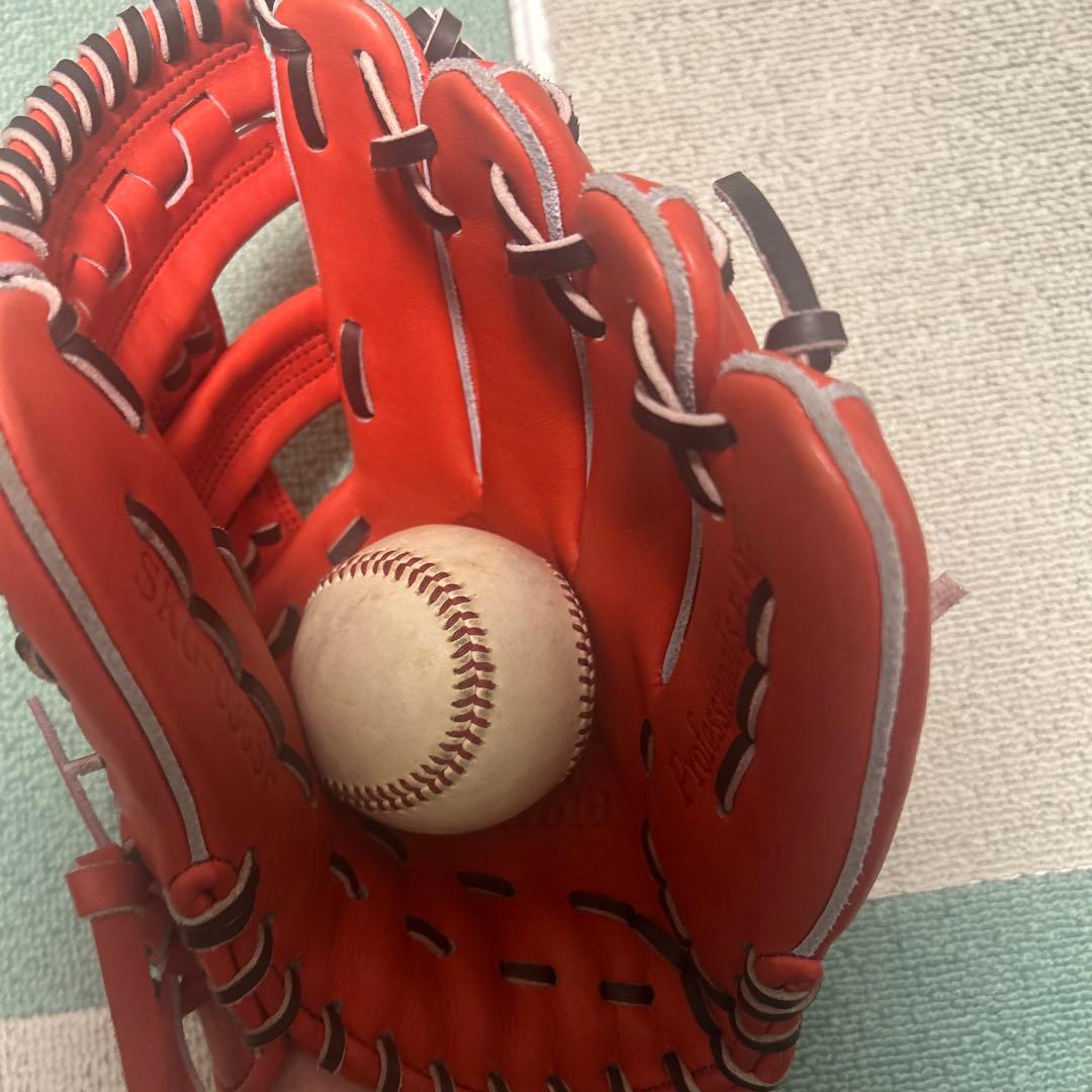 ハイゴールド　硬式グラブ　己極　展示会限定　SKG-035SP 湯もみ型付け済