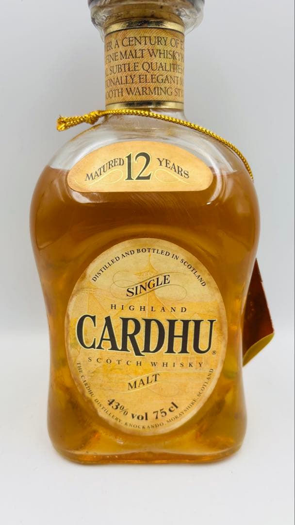 CARDHU カーデュ 12年 シングルモルト 旧ボトル 750mlフィルム切れ