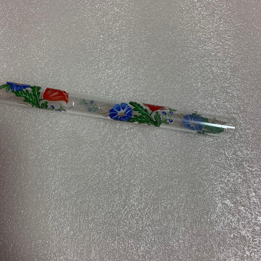 HALL クリスタルフルートC菅　Poppy 花柄デザイン