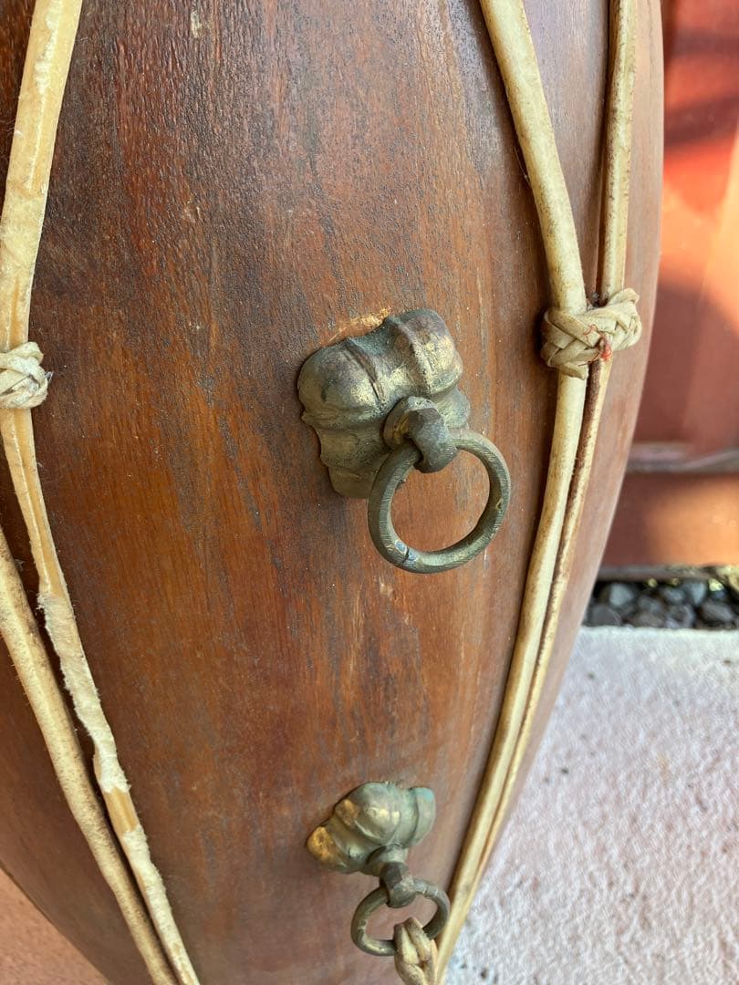 ハンドドラム 金属リング付き