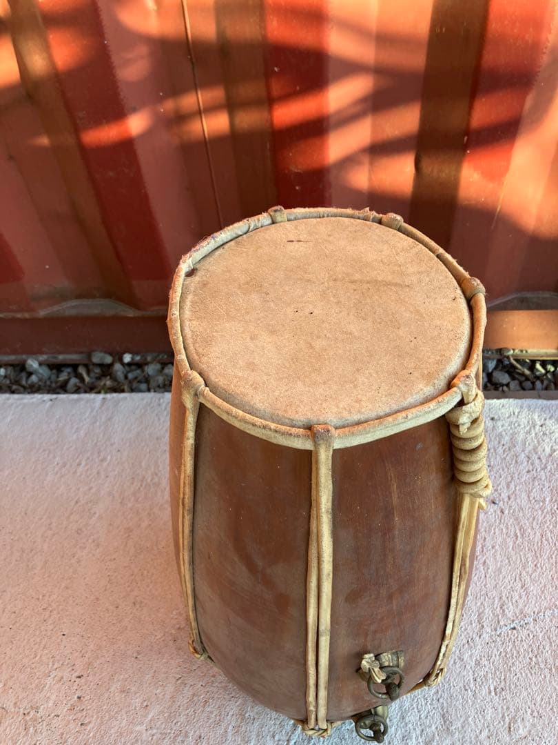 ハンドドラム 金属リング付き