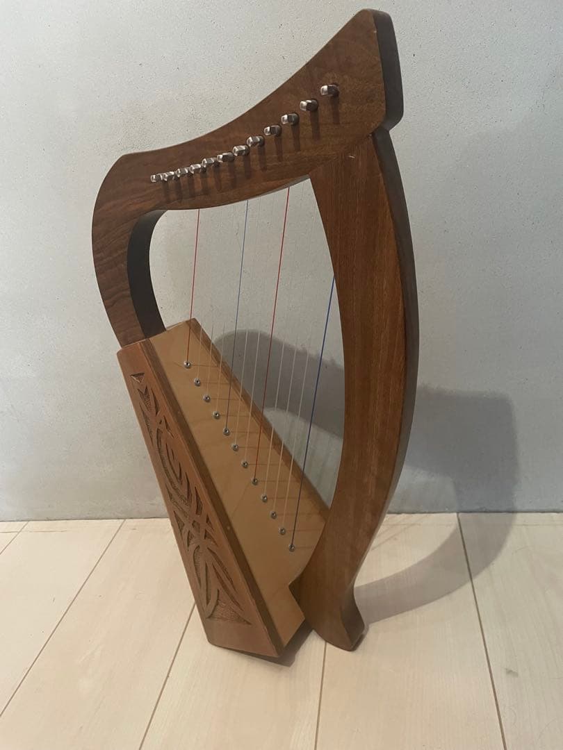 アイリッシュハープ　ベイビーハープ　12弦　チューニングツール付き