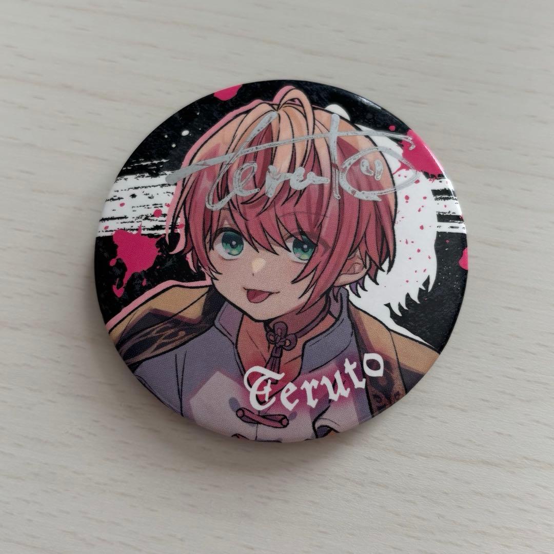 騎士A KnightA てるとくん 2021 Summer サイン入り 缶バッジ