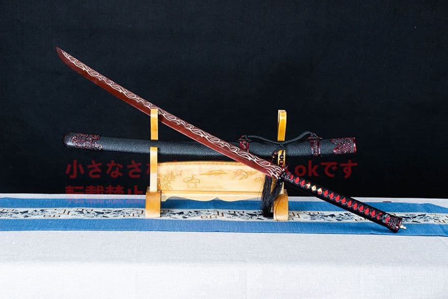 武具　刀装具　日本刀　模造刀 居合刀 烈梅紅誅繍春刀
