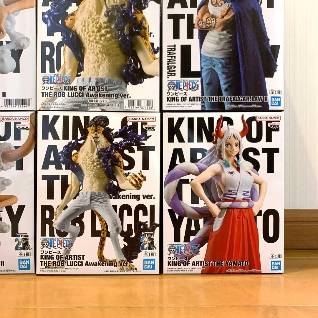 【未開封】ワンピース　KING OF ARTIST ルフィ　ルッチ　ロー　ヤマト