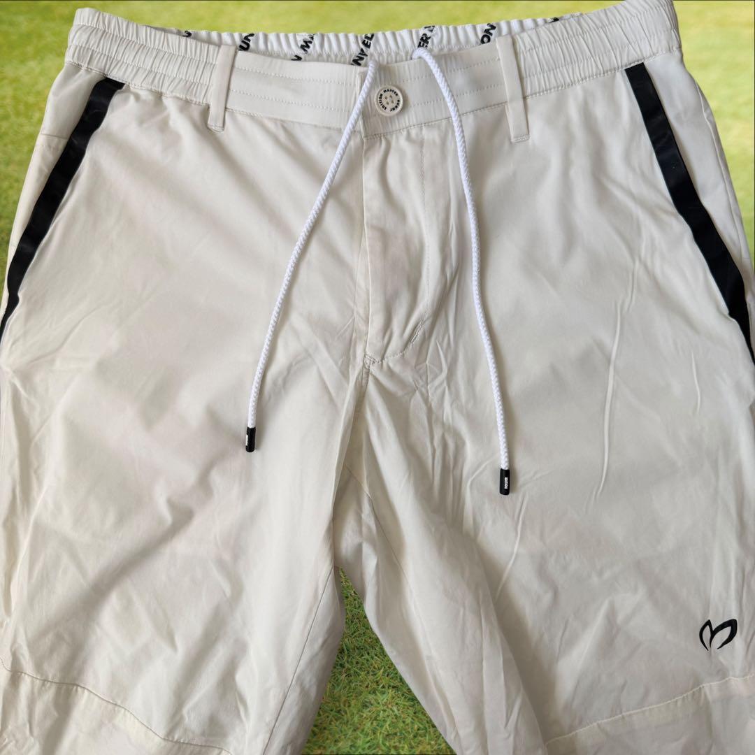 マスターバニー　パンツ　裏地付き　白　M〜L相当　ホワイト　ストレッチ素材　4