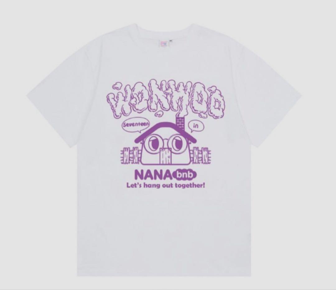 SEVENTEEN ウォヌ　NANA bnb ナナ民泊　Tシャツ　Lサイズ