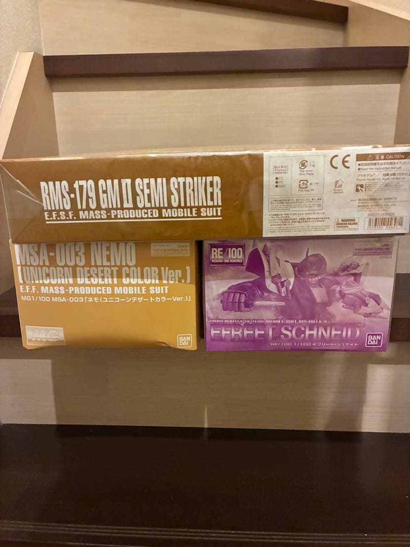 MG ネモ デザート & ジムストライカー & RE100イフリートシュナイド
