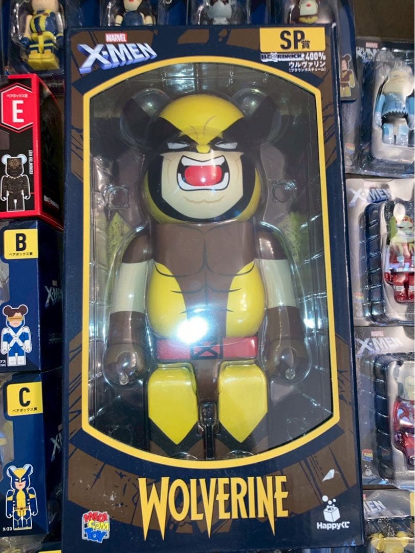 ベアブリック マーベルHappyくじ400% ウルヴァリンSP賞 その他