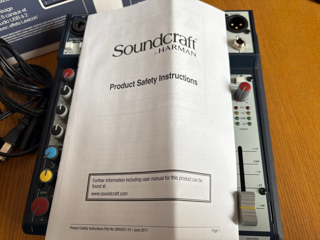 Soundcraft Notepad-8FX ミキサー　配信　録音　機材