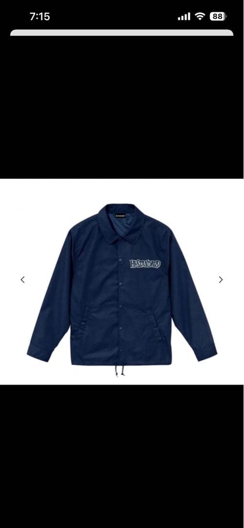 Hi-STANDARD コーチジャケット ネイビー　サイズXL