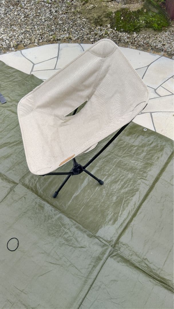 軽量アウトドアチェア ベージュ ヘリノックス コンフォートチェア