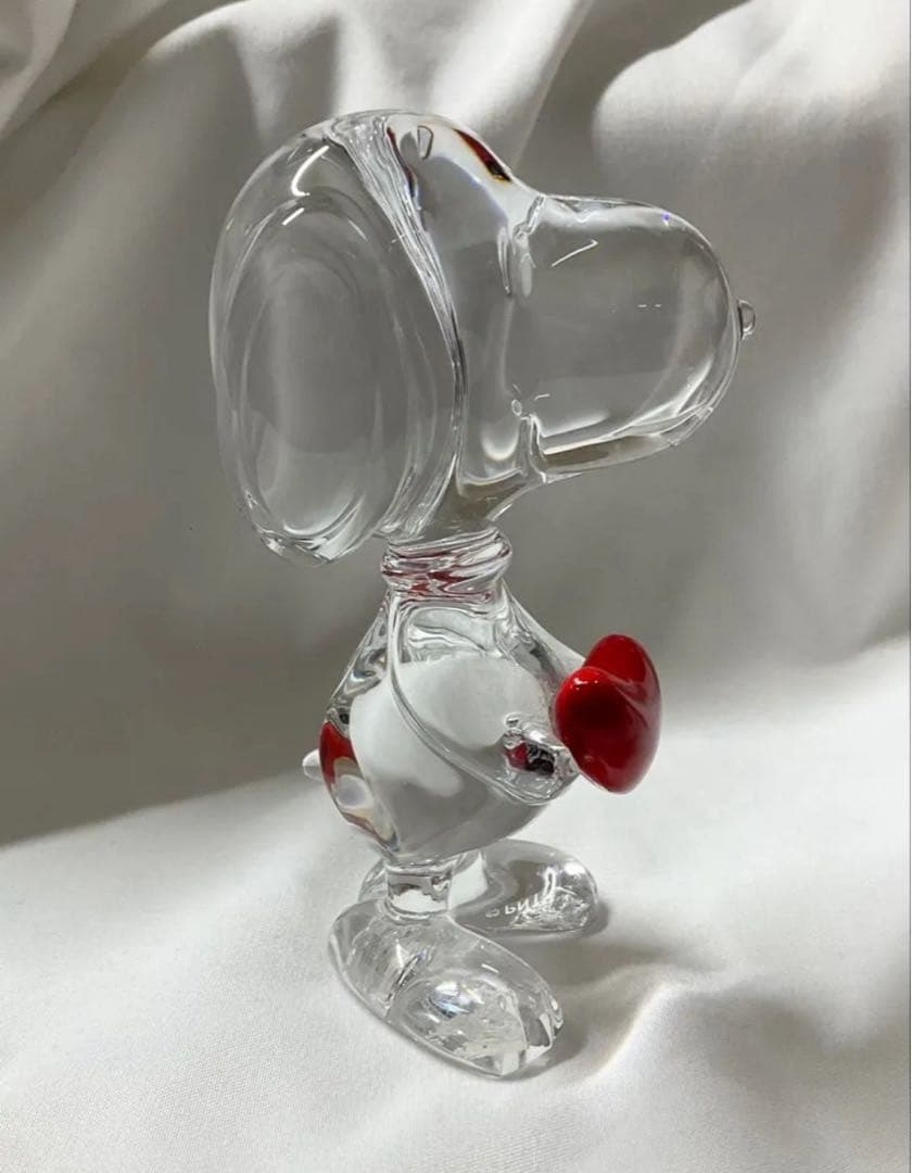 Baccarat スヌーピー クリスタルフィギュア
