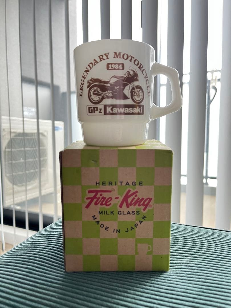 Fire-King GPz Kawasaki マグカップ 日本製