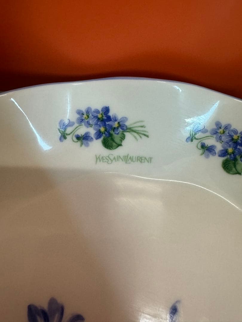 1593 イヴ・サンローラン ケーキ皿　27cm