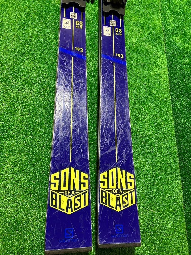 SALOMON S/RACE GS 193cm ビンディング難あり 現状品