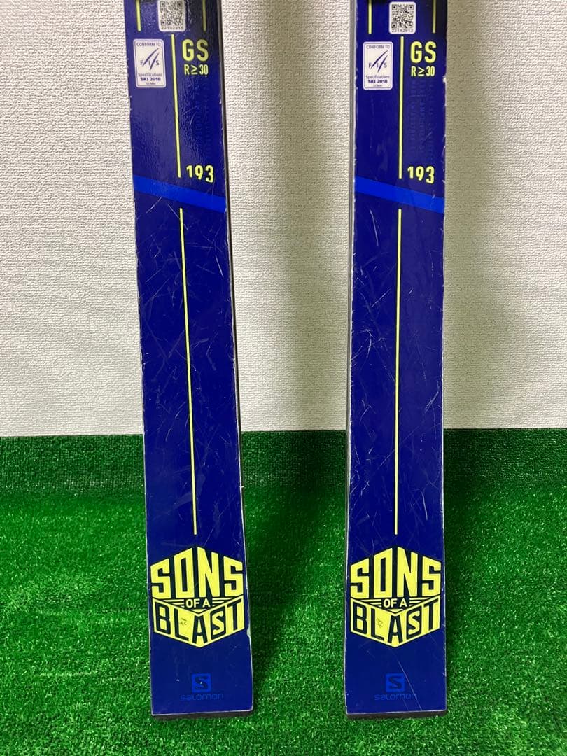 SALOMON S/RACE GS 193cm ビンディング難あり 現状品