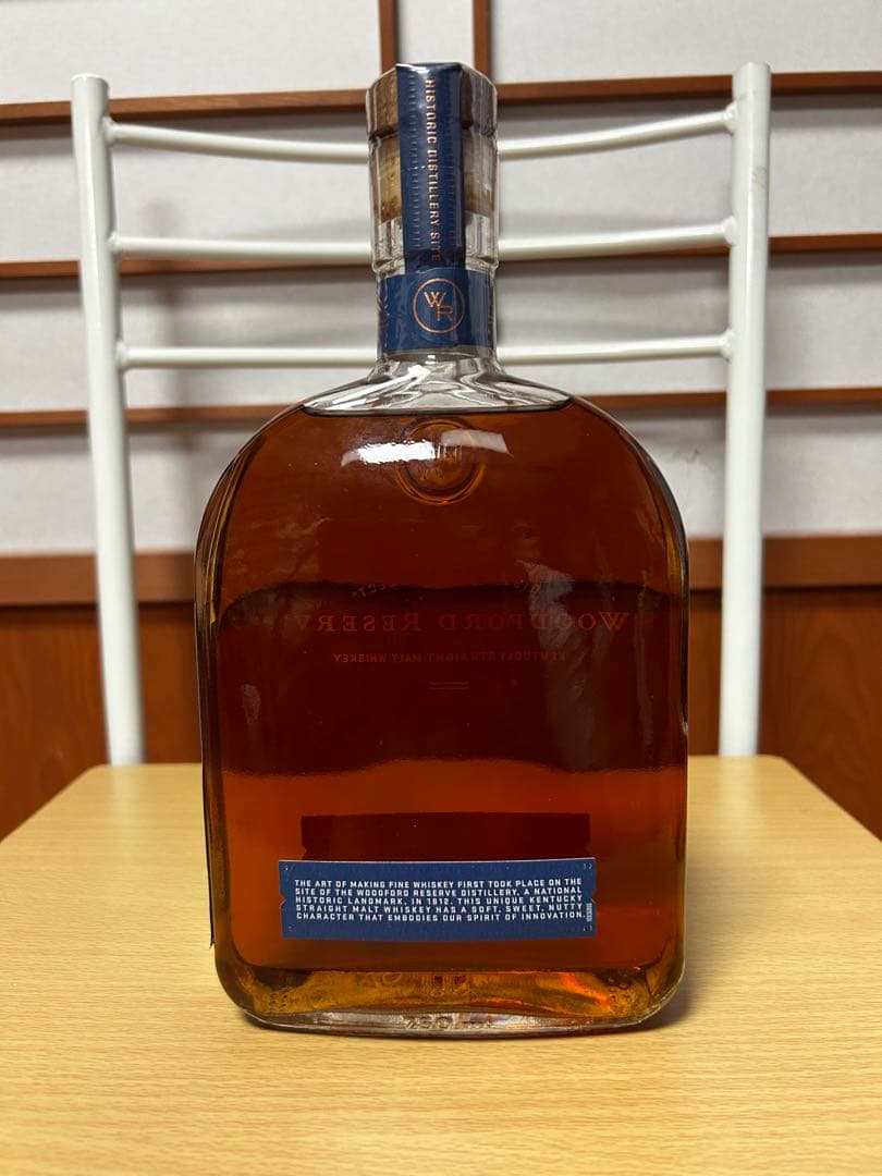 ウッドフォードリザーブ　モルト　希少　青ラベル　　　限定