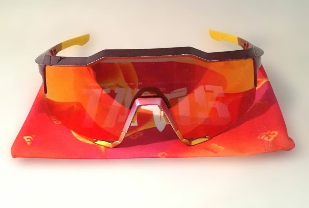 中古 100% SPEEDCRAFT タティス ワンハンドレッド サングラス