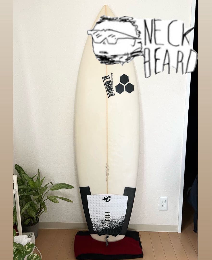 アルメリック　ネックベアード　5'6 ラウンドスカッシュ