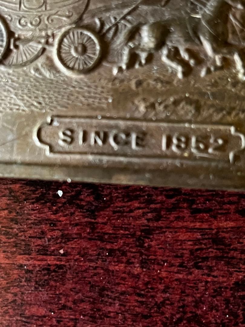 Wells Fargo ノベルティプレート 1982年製