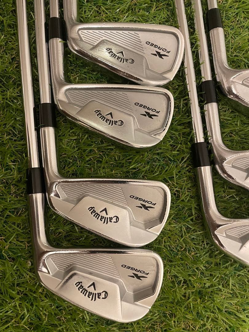 キャロウェイ 2021 X フォージド STAR アイアン 7本　Sシャフト