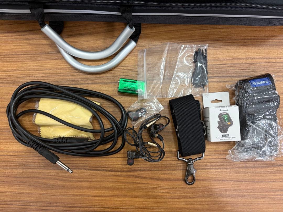 【付属品完備】Donner HUSH-X エレキギター ヘッドレス