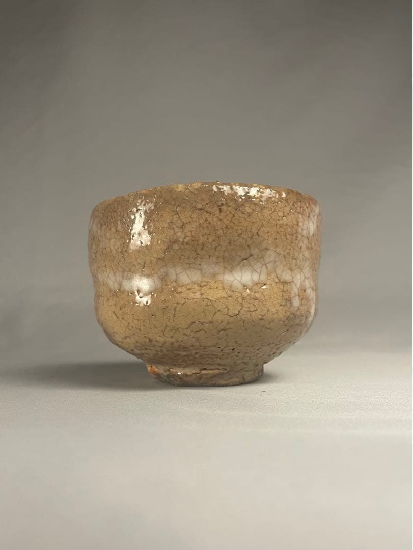 「炎の陶工」【月形那比古】作 鬼萩茶盌 抹茶茶碗 茶道具 共箱