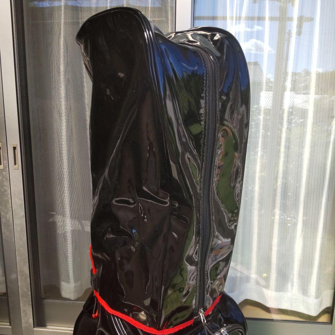 スリクソンキャディバッグ ブラック/レッド