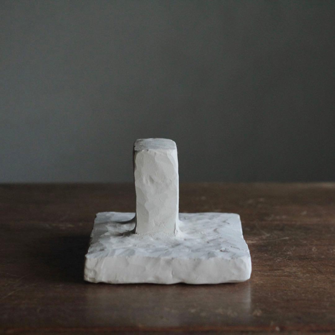 石塑粘土 立体作品 「死者の門」 現代美術 sculpture オブジェ