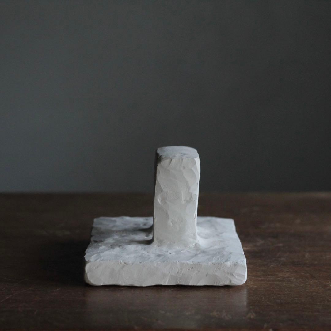 石塑粘土 立体作品 「死者の門」 現代美術 sculpture オブジェ