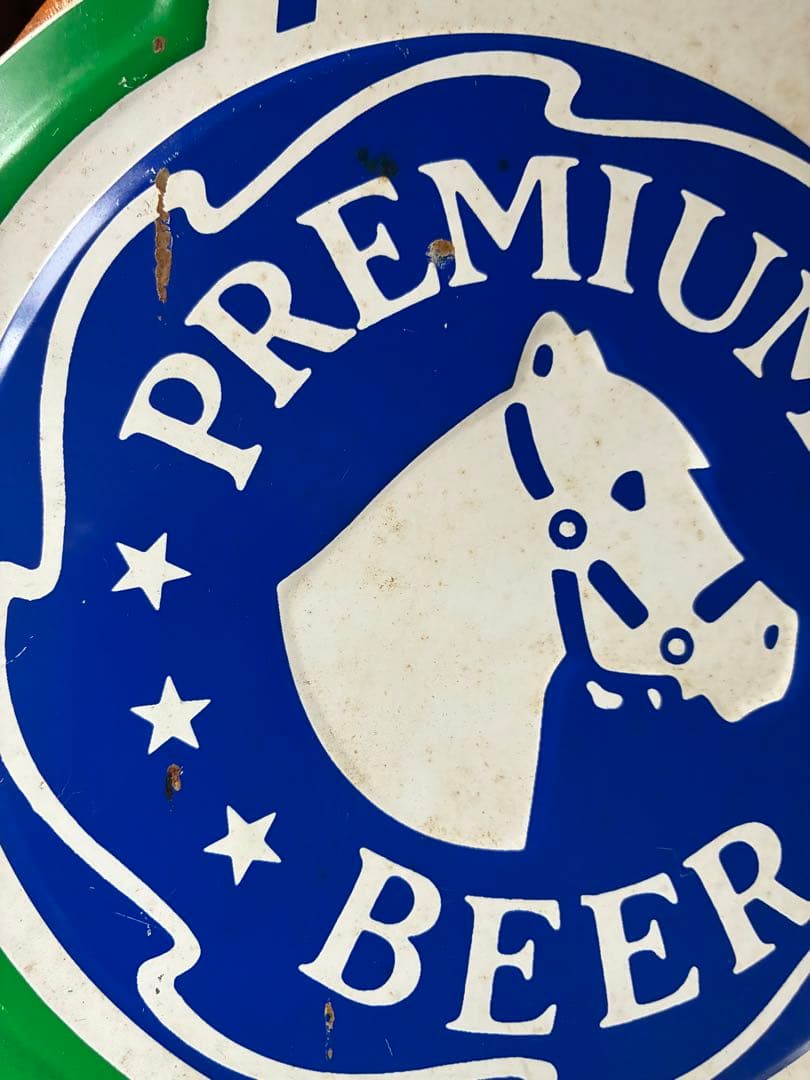 アンティーク　サイン　プレート　看板　ROLLING ROCK ビール　アメリカ