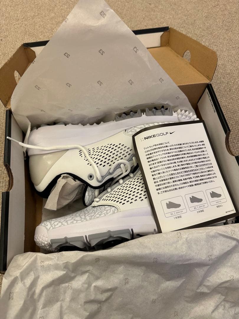 Nike Jordan ゴルフシューズ ホワイト/グレー