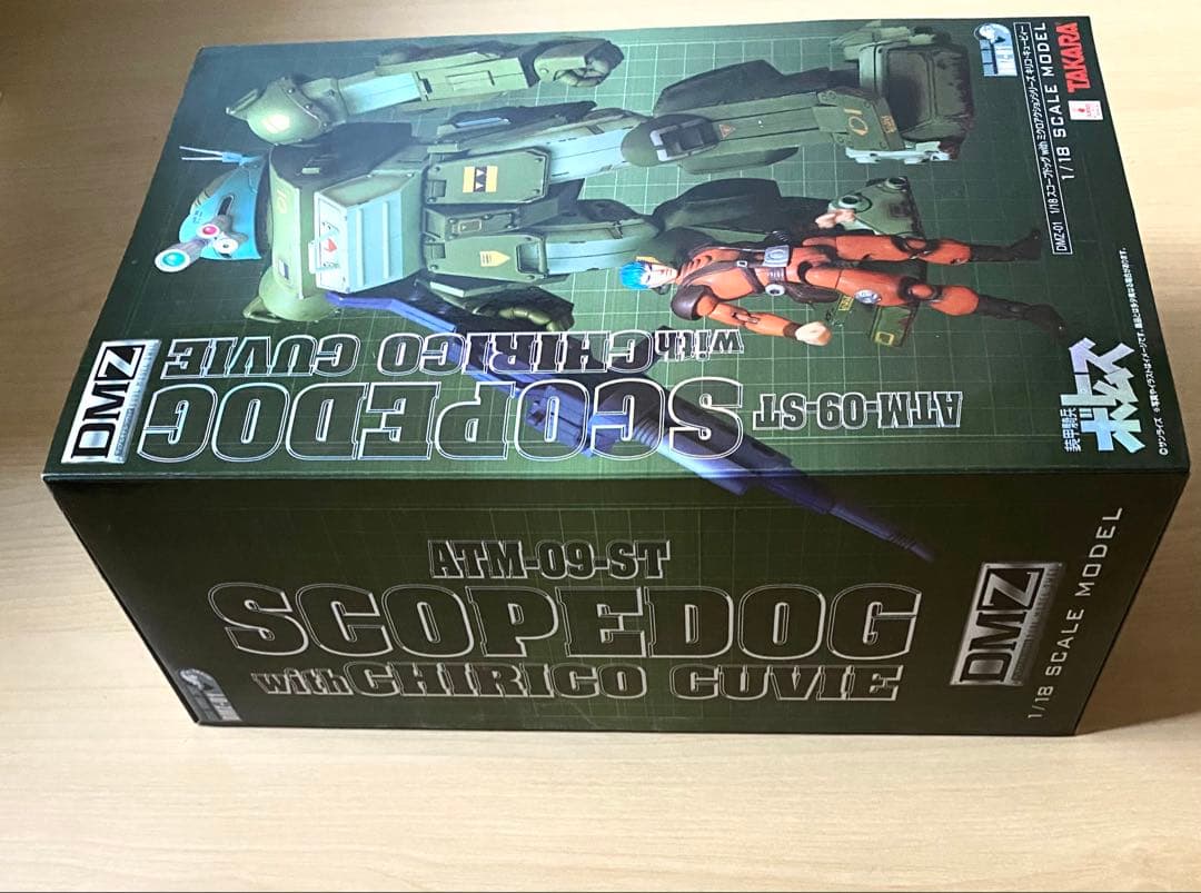 【未開封】 装甲騎兵ボトムズ DMZ-01 1/18 スコープドッグ タカラ