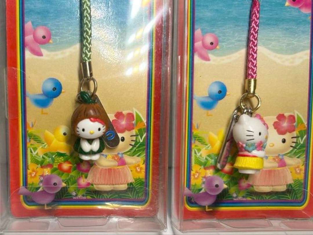 【レア限定】ご当地キティ ストラップ Hawaii 3個セット