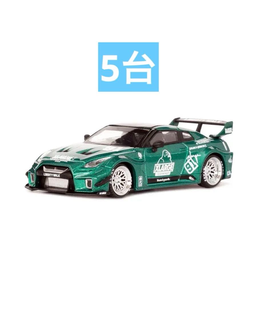 MINIGT LBWK × XLARGE GT NISSAN 35GT 白