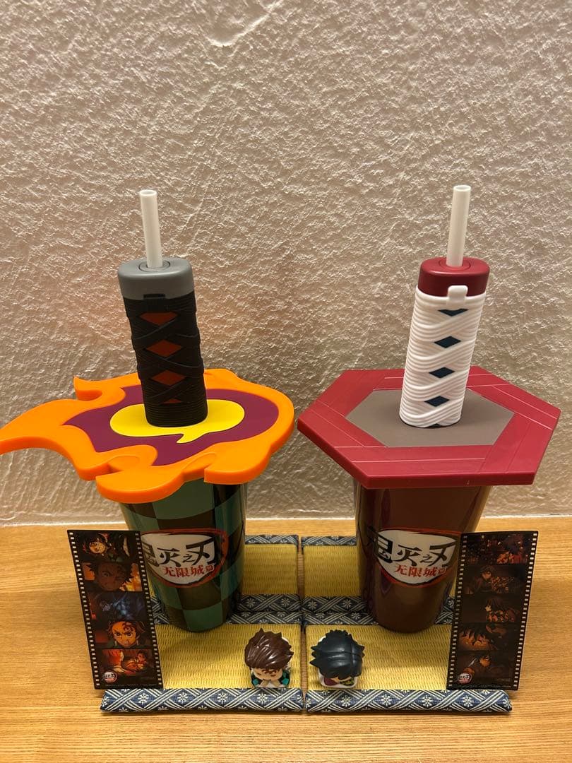鬼滅の刃　日輪刀タンブラー　無限城編　入場者特典　おねむたん　炭治郎&義勇