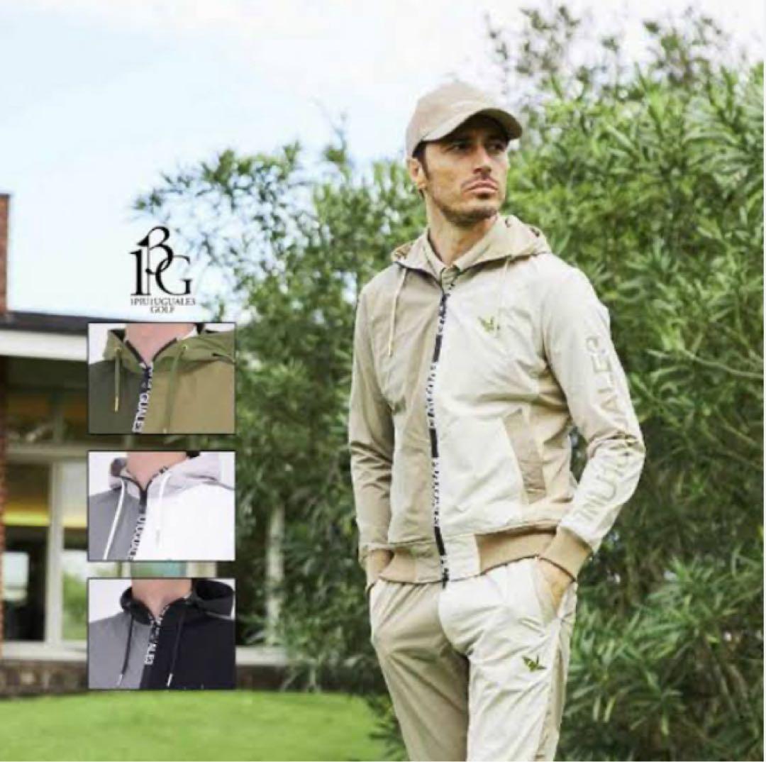 ウノピュウゴルフ1piu1uguale3 GOLF ジップアップパーカー　L