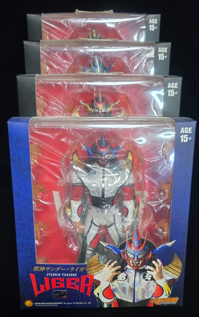 獣神サンダーライガー アクションフィギュア ４点セット
