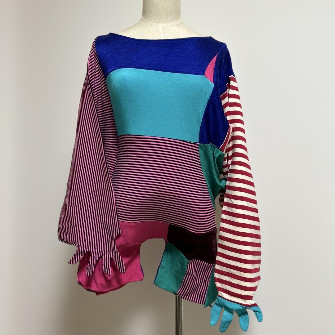 ぽんパッチワークユニタード①②③④・赤と黒のバラドレス・バラ柄白ビスチェ