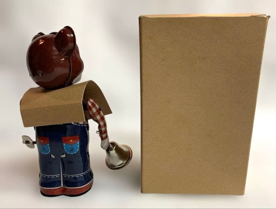 【新品未使用品】ブリキニュースベア　WIND UP BEAR 日本製