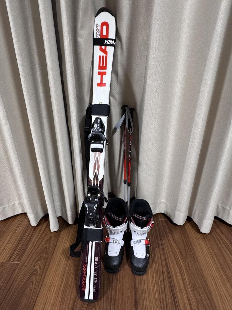 【子供用3点セット】HEAD スキー・HEAD ブーツ・SINANO ストック