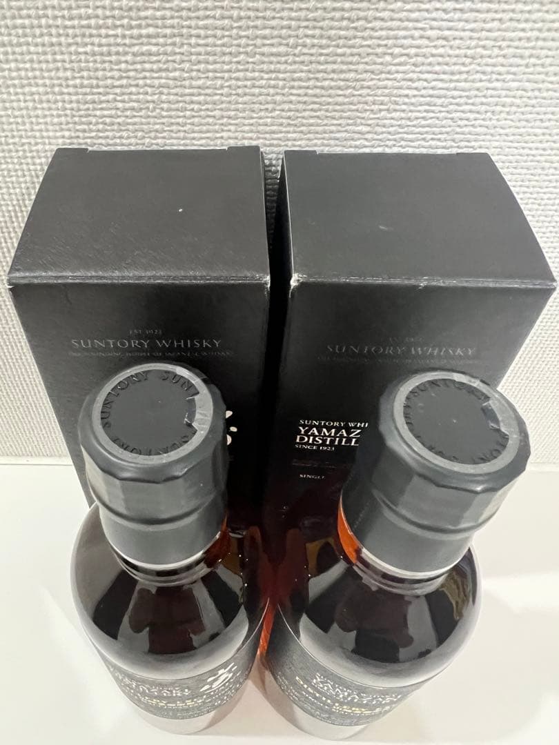 山崎蒸溜所限定スパニッシュオーク、ピーテッドモルト180ml2本